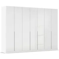 OTTO home Drehtürenschrank Kleiderschrank Kleiderschränke Schrank Garderobe AGORDO mit Glasfront (in zwei Griff-Farben, Breiten 91-405 cm) durchdachte Innenausstattung, in 8 Breiten und 2 Höhen MADE IN GERMANY