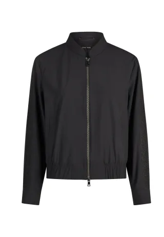 Marc Aurel - Blouson aus technischem Jersey black - Gr. - 34