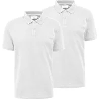 s.Oliver Poloshirt (2-tlg) 2 Knöpfe, Logo-Stickerei, klassisch, sportive Piqué-Struktur, 2er Pack