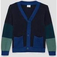 s.Oliver Cardigan Strickjacke Cardigan aus Baumwollmix
