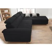 Jockenhöfer Gruppe Ecksofa Landshut L-Form, B: 295 cm, mit Bettfunktion, Kopfteilverstellung & 2 Zierkissen
