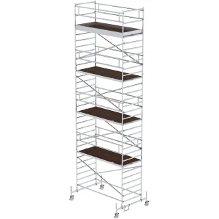 Munk Rollgerüst 1,35 x 3,0 m mit Fahrbalken und Doppel-Plattform - 175836