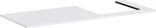 Hansgrohe Konsole Xilesa E 1375x550mm m.Ausschnitt rechts f.Aufsatzwasch.ge mattweiss, 54273700 54273700