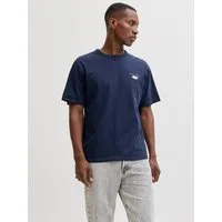 Jack & Jones Rundhalsshirt JJEDOVER GRAPHIC TEE SS CREW NECK SN Baumwolle, relaxed fit