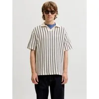 Jack & Jones Poloshirt JPRBLUHARRY SS SPLIT NECK POLO SN Baumwollmischung, regular fit