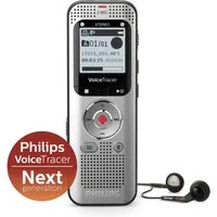 Philips DVT2010 Audiorecorder Digitales Aufnahmegerät (8GB, 40 Stunden Batterielaufzeit, UKW Radio)