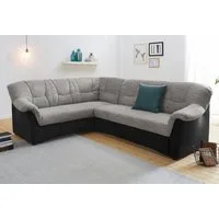 DOMO collection Ecksofa SARAFINA 240x190 cm, auch mit Federkern für mehr Sitzkomfort!, whlw. mit Bettfunktion, elegantes Design, L-Form