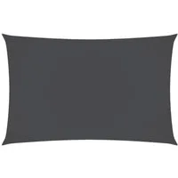 vidaXL Sonnensegel Sonnensegel Oxford-Gewebe Rechteckig 3x6 m Anthrazit, (1-tlg)