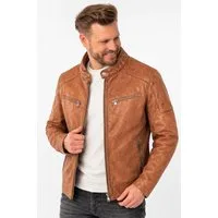 Mauritius Lederjacke Pflanzlich gegerbtes Lammleder mit natürlicher Patina-Entwicklung