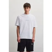 PEGADOR Rundhalsshirt COLNE LOGO OVERSIZED TEE Baumwolle, oversize