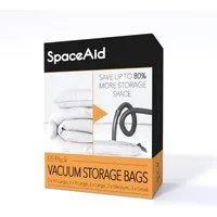 SpaceAid Vakuumbehälter Compression Packing Cubes, (15-tlg., 3 XX-Large, 3 X-Large, 3 Large, 3 Medium, 3 Small)