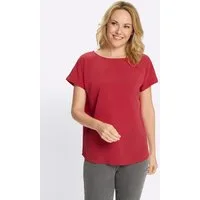 Sieh an! Klassische Bluse Schlupfbluse Kurzarm