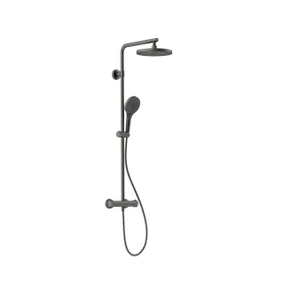 HSK AquaXPRo Duschsystem mit Thermostat, Farbe Gunmetal gebürstet, 1007100-280 1007100-280