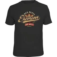 RAHMENLOS® T-Shirt Das Geschenk zum Hochzeitstag "Bester Ehemann der Welt"