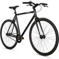 bergsteiger Urbanbike Kyoto 28 Zoll Singlespeed Fixie Fahrrad, Damen, Herren, 1 Gang, Caliper-Bremsen, Flip-Flop-Nabe