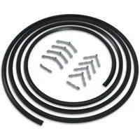 VIOKS Türdichtband Türdichtung mit Befestigungshaken für Backofen, zuschneidbar 2920 mm