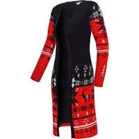 Nebulus Pullover & Shorts NOORS, P6222 - Damen, schwarz-rot, XL/42