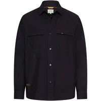 camel active Langarmhemd Overshirt mit Druckknöpfen