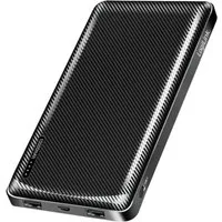 LogiLink Powerbank 10000mAh USB C 3 Geräte LED Ladeanzeige Powerbank Powerbank mit USB Anschlüssen 10000 mAh (5 V), 10000mAh USB C LED Anzeige 3 Geräte gleichzeitig kompakt