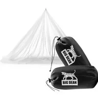 BigDean Moskitonetz XL Set für Reise & Camping – Mobiler Insektenschutz 220x170cm (Set, 2 St., Mückennetz), Insektennetz für Camping & Reisen, umweltfreundlicher Schutz