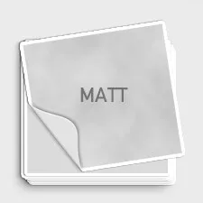 Matte Etiketten