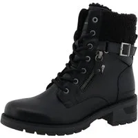 TOM TAILOR Winterstiefelette Stiefelette, Winterboots mit Blockabsatz