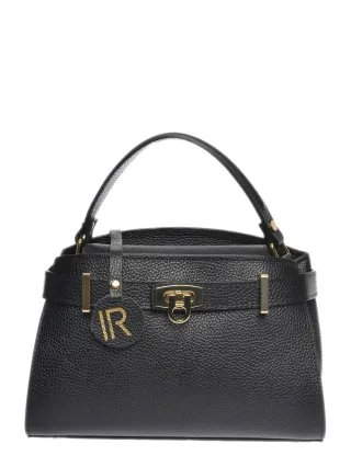 Isabella Rhea Schwarz Rindsledertasche