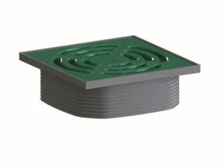 Dallmer Aufsatz DallDrain Pure, minzgrün, 120 x 120 mm, 518255 518255
