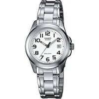 CASIO TIMELESS COLLECTION Quarzuhr LTP-1259PD-7BEG, Armbanduhr, Damenuhr, analog, Datum, Edelstahlarmband