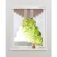 OTTO home Kuvertstore Sinan (1 St), Stangendurchzug, transparent, Kräuselbandaufhängung