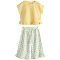 Next Top & Hose Hose im Set mit weitem Bein (2-tlg)