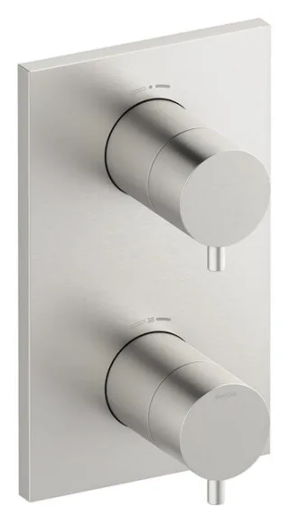 Damixa Unterputz-Fertigset 2-Wege, Stahl PVD, 767074600 767074600
