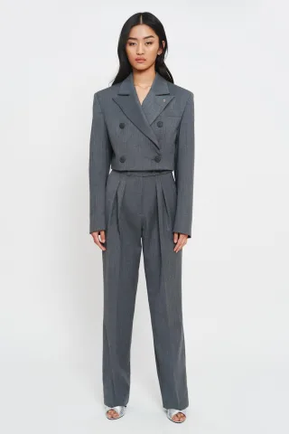 BENU Elegante Graue Damen Anzughose