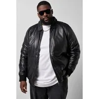 STHUGE Lederjacke Leder-Blouson Leder Lammnappa Wattierung bis 8XL