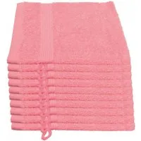 Julie Julsen Waschhandschuh 10-Waschhandschuh-Rosa-Waschhandschuh 15 x 21 cm, (10-St)