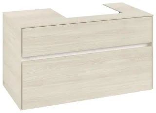 Villeroy & Boch Waschtischunterschrank Collaro C01500 1000x548x500mm 2 Ausz. Waschtisch re White Oak C01500AA