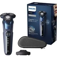 Philips Elektrorasierer Shaver Series 5000 S5885/35, ausklappbarer Präzisionstrimmer, Etui, Ladestand, mit SkinIQ Technologie