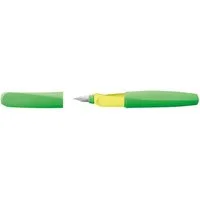 Pelikan Füllfederhalter Pelikan Füller Twist Neon Grün Feder M, Rechts- und Linkshänder