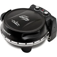 G3 Ferrari Pizzaofen Napoletana G1003210 schwarz inkl. 2-ten oberen Pizzastein, bis 400 °C für echte Steinofenpizza und für noch mehr Backvielfalt