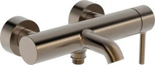 Hansa Einhandmischer Wafü und Brausebatterie HANSAVANTIS, Ausladung 168 mm bronze gebü, 5444220781 5444220781