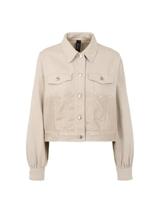 Marc Cain Sports - Denimjacke mit Gold-Finish champagne gold - Gr. - 44