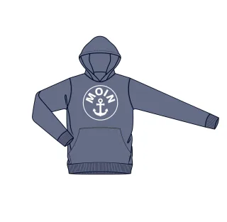 BASEFIELD - Ki.-Hoodie mn saphire blue - Gr. - 176