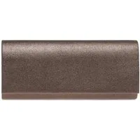 Caspar Clutch TA508 klassiche Damen Abendtasche mit dezentem metallic Glanz
