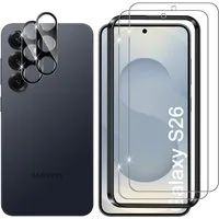MSM Displayschutzglas 2X Schutzglas (Display + Kamera) für Samsung Galaxy S26 Panzerfolie