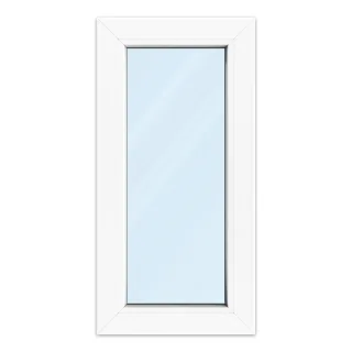 Fenster 40x80 cm, Kunststoff Profil aluplast IDEAL® 4000, Weiß, 400x800 mm, einteilig festverglast, 2-fach Verglasung, individuell konfigurieren