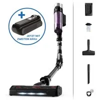 Rowenta Akku-Hand-und Stielstaubsauger X-Force Flex 9.60 Allergy, kabellos, bis zu 100 Air Watt, ultraleicht, 250 W, beutellos, hohes Fassungsvermögen, Flex-Gelenk, lange Betriebsdauer, RH203A