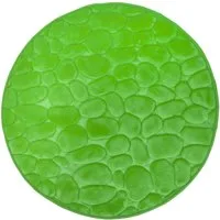 Euroshowers GmbH Badematte Euroshowers Badaccessoire Bellarina lindgrün 60 cm, Memory funktion, Rutschhemmende Beschichtung auf der Unterseite, 100% polyester, memory foam (stoppning), latex SBR, Rund, Memory funktion, Rutschhemmende Beschichtung auf