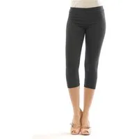 SYS Caprileggings Damen 3/4 Capri Leggings Leggins kurze Knie Hose Baumwolle