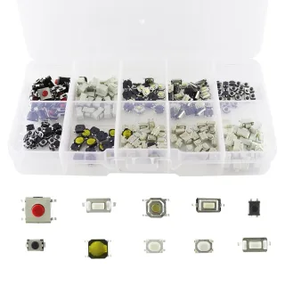 100PCS 10 Specifications Car Remote Control Key Touch Switches Buttons Touch Key Component Package