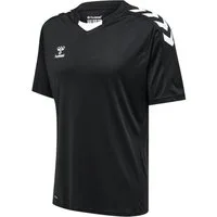 hummel T-Shirt hmlCORE XK Poly Jersey (robuster Doppelstrick) Kurzarm schwarz Herren